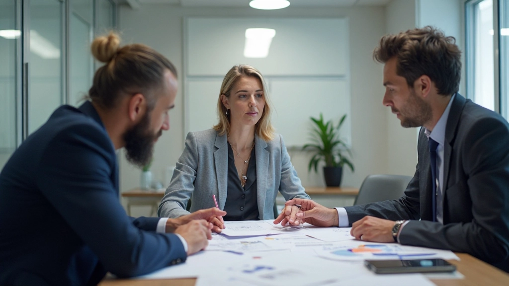 Командное обсуждение аналитических результатов в конференц-зале