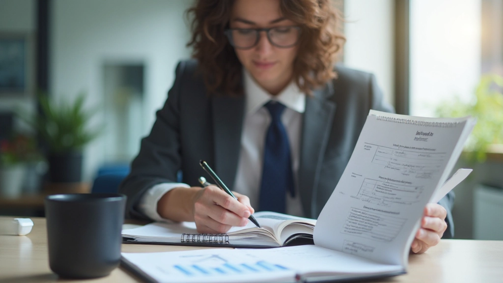 Профессиональная организация рабочего пространства с планировщиком и стикерами