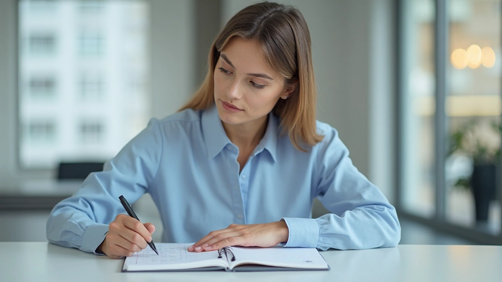 Профессиональная организация рабочего пространства с планировщиком и стикерами